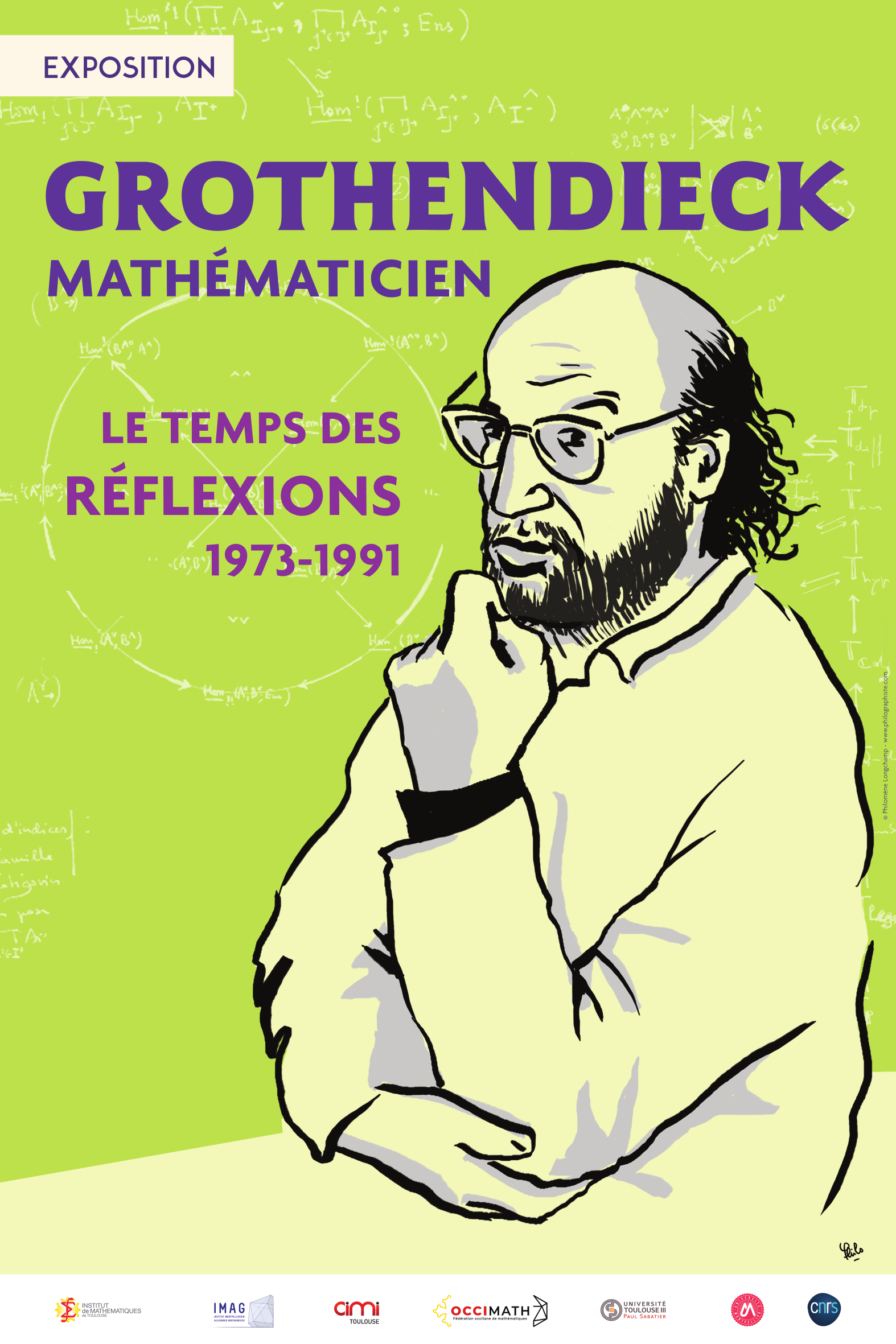 Exposition « Grothendieck, mathématicien – Le temps des réflexions (1973-1991) »